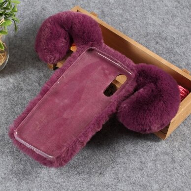 XIAOMI MI9 violetinė nugarėlė Fluffy Dog 2