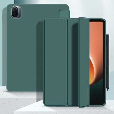 Xiaomi Pad 5/ Pad 5 PRO 11" dark green silikoninis TRIFOLD dėklas 2