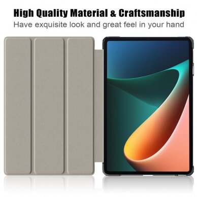 Xiaomi Pad 6 / Pad 6 PRO 11" black TRIFOLD dėklas 4