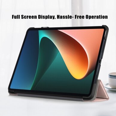 Xiaomi Pad 6/ Pad 6 PRO 11" rose gold TRIFOLD dėklas 6