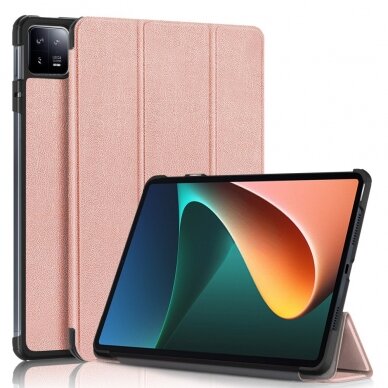 Xiaomi Pad 6/ Pad 6 PRO 11" rose gold TRIFOLD dėklas