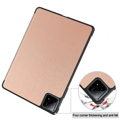 Xiaomi Pad 6S PRO 12.4 rose gold TRIFOLD dėklas 4