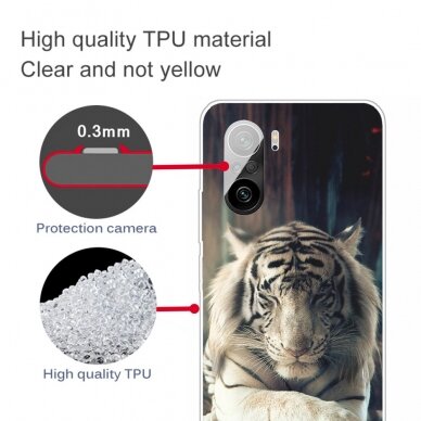 Xiaomi POCO F3 Tracy nugarėlė White Tiger 1