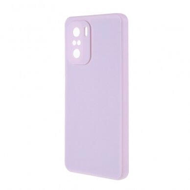 Xiaomi POCO F3 violetinė SILICONE LITE nugarėlė 1