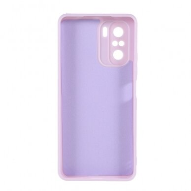 Xiaomi POCO F3 violetinė SILICONE LITE nugarėlė 2