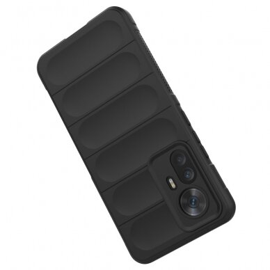 Xiaomi POCO F4 GT juoda Tracy Anti-slip Rugged nugarėlė 3