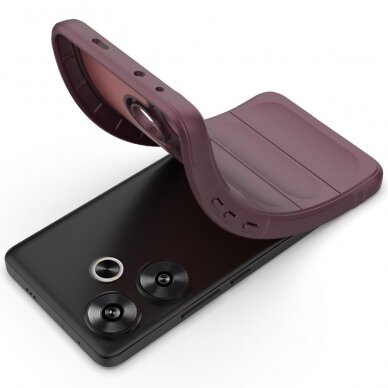 Xiaomi Poco F6 5G wine Tracy Anti-slip Rugged nugarėlė 5