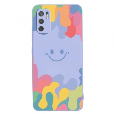 XIAOMI POCO M3 PRO /REDMI NOTE 10 5G Tracy nugarėlė Purple Smile