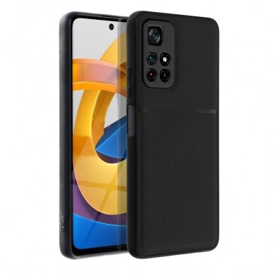 XIAOMI POCO M4 PRO 5G/REDMI NOTE 11S 5G juoda NOBLE nugarėlė 1