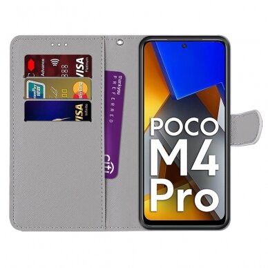 XIAOMI POCO M4 PRO Tracy fashion dėklas Colorful Tiger 3