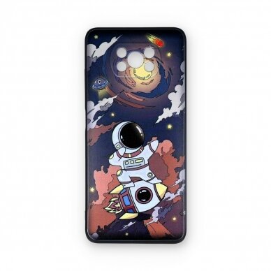 XIAOMI POCO X3 NFC/X3 PRO black nugarėlė Cosmonaut Design00006