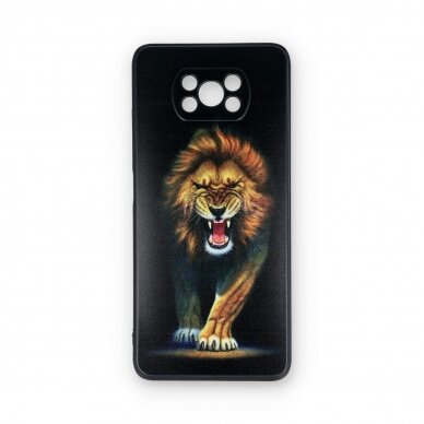 XIAOMI POCO X3 NFC/X3 PRO black nugarėlė Lion Design00101