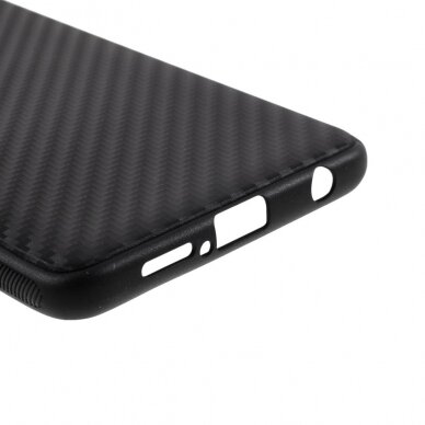 XIAOMI POCO X3 NFC/X3 PRO juodos spalvos CARBON FIBER nugarėlė 6