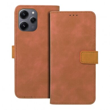 Xiaomi Redmi 12 brown VELVET dėklas 1