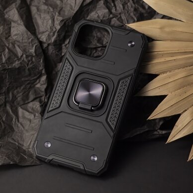 XIAOMI REDMI 12C black NITRO RING ARMOR nugarėlė 5