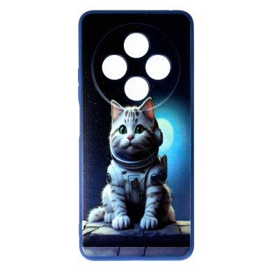 Xiaomi Redmi 14C / Poco C75 blue nugarėlė Astronaut Cat Design00317