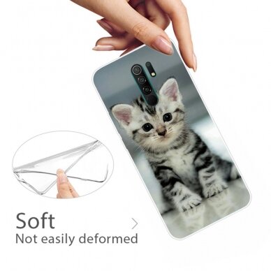 XIAOMI REDMI 9 Tracy nugarėlė Cute Cat 3