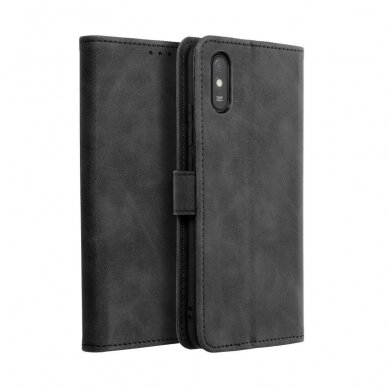 Xiaomi Redmi 9A black VELVET dėklas 3