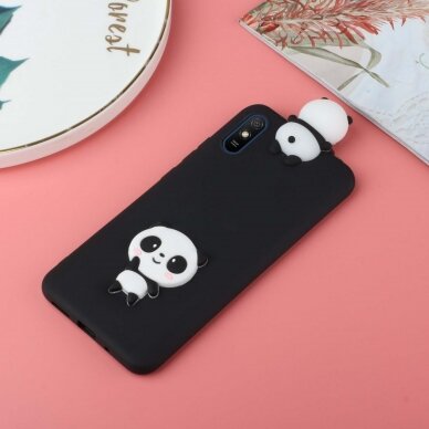 Xiaomi Redmi 9A juoda nugarėlė Panda 4D 4