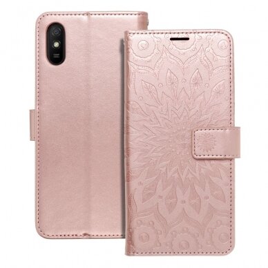 Xiaomi Redmi 9A MEZZO rausvas Mandala dėklas