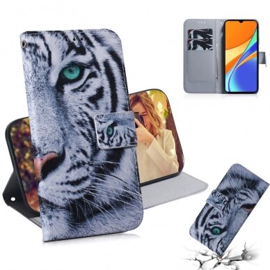 XIAOMI REDMI 9C/10A Tracy fashion dėklas Tiger