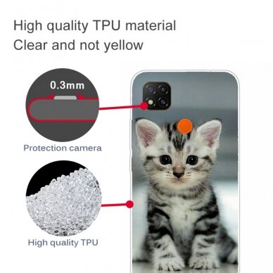 XIAOMI Redmi 9C/10A Tracy nugarėlė Cute Cat 2