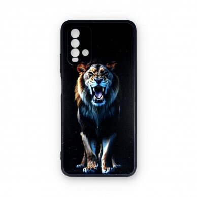 Xiaomi Redmi 9T /POCO M3 black nugarėlė Lion Design00101