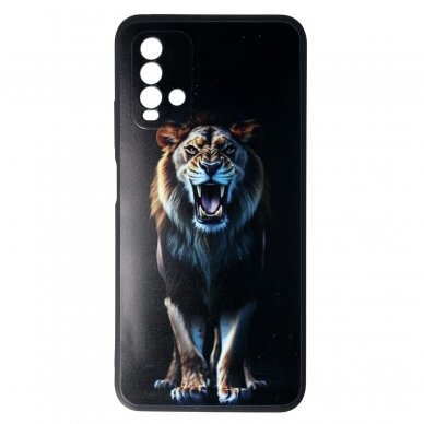 Xiaomi Redmi 9T /POCO M3 black nugarėlė Lion Design00327