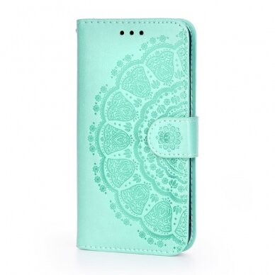 XIAOMI REDMI 9T /POCO M3 mėtos spalvos Tracy Print dėklas Mandala 2