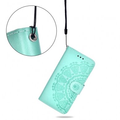 XIAOMI REDMI 9T /POCO M3 mėtos spalvos Tracy Print dėklas Mandala 4