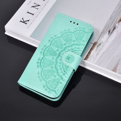 XIAOMI REDMI 9T /POCO M3 mėtos spalvos Tracy Print dėklas Mandala 9