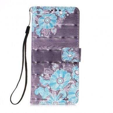 XIAOMI REDMI 9T /POCO M3 Tracy fashion 3D dėklas Blue Flower