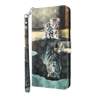 XIAOMI REDMI 9T /POCO M3 Tracy fashion 3D dėklas Cat&Tiger 1