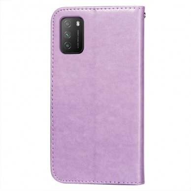 XIAOMI REDMI 9T /POCO M3 violetinis Tracy Print dėklas Mandala 6