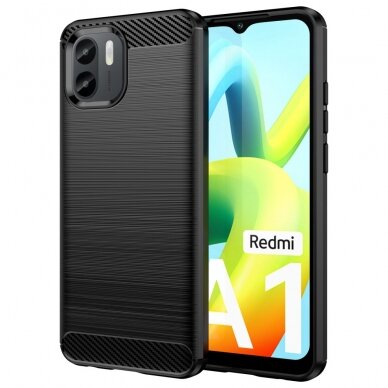 XIAOMI REDMI A1/REDMI A2 juoda Tracy LYGCARBON nugarėlė