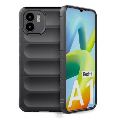 XIAOMI REDMI A1/REDMI A2 juoda Tracy Anti-slip Rugged nugarėlė