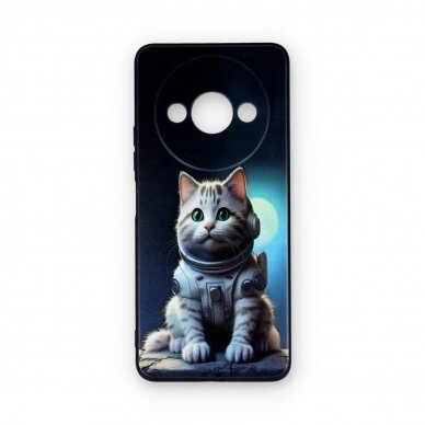 Xiaomi Redmi A3 black nugarėlė Astronaut Cat Design00317 1