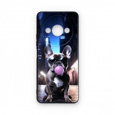 Xiaomi Redmi A3 black nugarėlė Bulldog Design00322