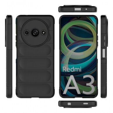 XIAOMI REDMI A3 black Tracy Anti-slip Rugged nugarėlė 7