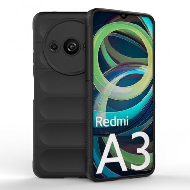 XIAOMI REDMI A3 black Tracy Anti-slip Rugged nugarėlė