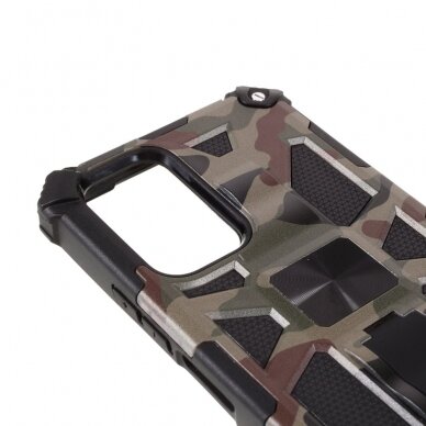 Xiaomi REDMI NOTE 10 PRO/10 PRO MAX green camouflage ARMOR METAL nugarėlė 5