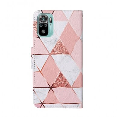 XIAOMI REDMI NOTE 10/10s/POCO M5s Tracy fashion dėklas Geometric marble rose 6