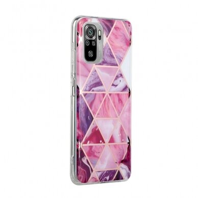 XIAOMI REDMI NOTE 10/10s/POCO M5s Tracy nugarėlė Geometric marble purple 2