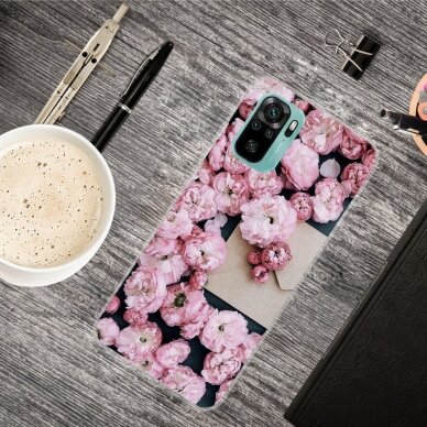 XIAOMI REDMI NOTE 10/10s/POCO M5s Tracy nugarėlė Pink Peony 1