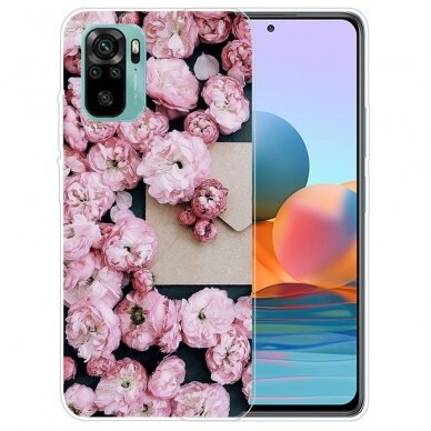 XIAOMI REDMI NOTE 10/10s/POCO M5s Tracy nugarėlė Pink Peony