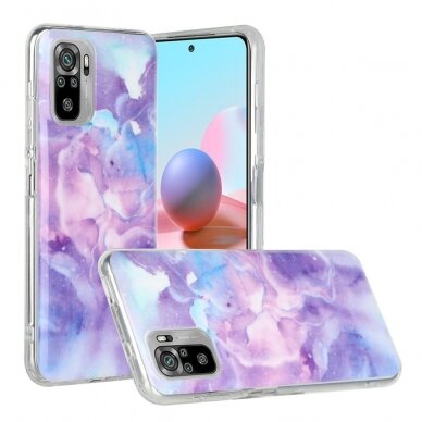 XIAOMI REDMI NOTE 10/10s/POCO M5s Tracy nugarėlė Purple Sky Marble 1