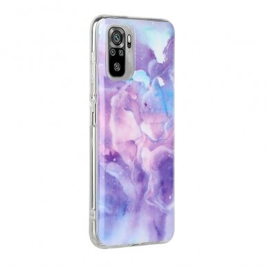 XIAOMI REDMI NOTE 10/10s/POCO M5s Tracy nugarėlė Purple Sky Marble 2