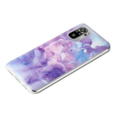 XIAOMI REDMI NOTE 10/10s/POCO M5s Tracy nugarėlė Purple Sky Marble 3