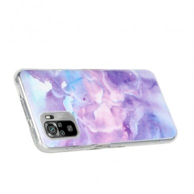 XIAOMI REDMI NOTE 10/10s/POCO M5s Tracy nugarėlė Purple Sky Marble 4