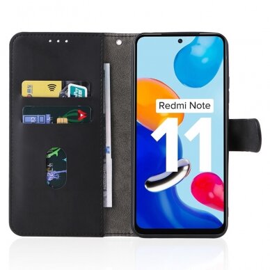 XIAOMI REDMI NOTE 11/11S juodas Tracy DMING dėklas 3